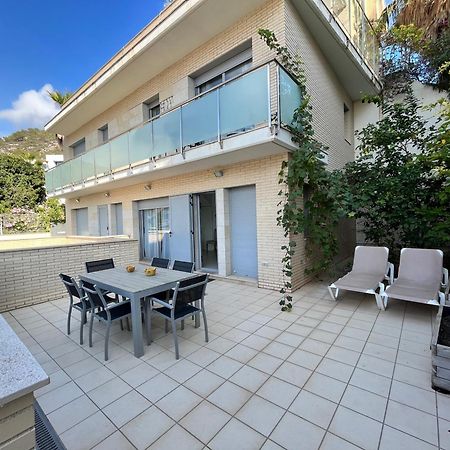 Tranquil Duplex In Sitges, Barcelona,Sea Views, Parking, Terrace Apartment Exterior foto
